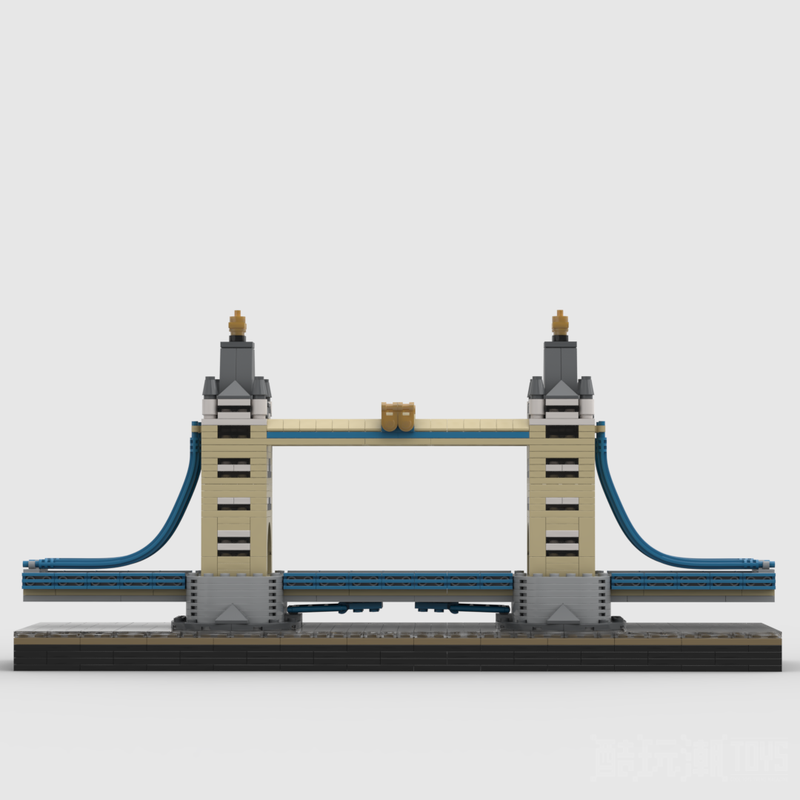 1：650比例的伦敦塔桥Tower Bridge at 1：650th Scale -1