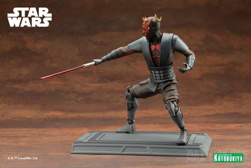 寿屋 ARTFX 系列“克隆人战争版达斯摩尔”1/7 比例 PVC涂装完成品（ダース・モール クローン・ウォーズ版） -1