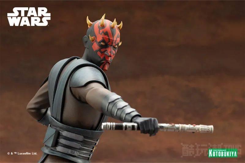 寿屋 ARTFX 系列“克隆人战争版达斯摩尔”1/7 比例 PVC涂装完成品（ダース・モール クローン・ウォーズ版） -1
