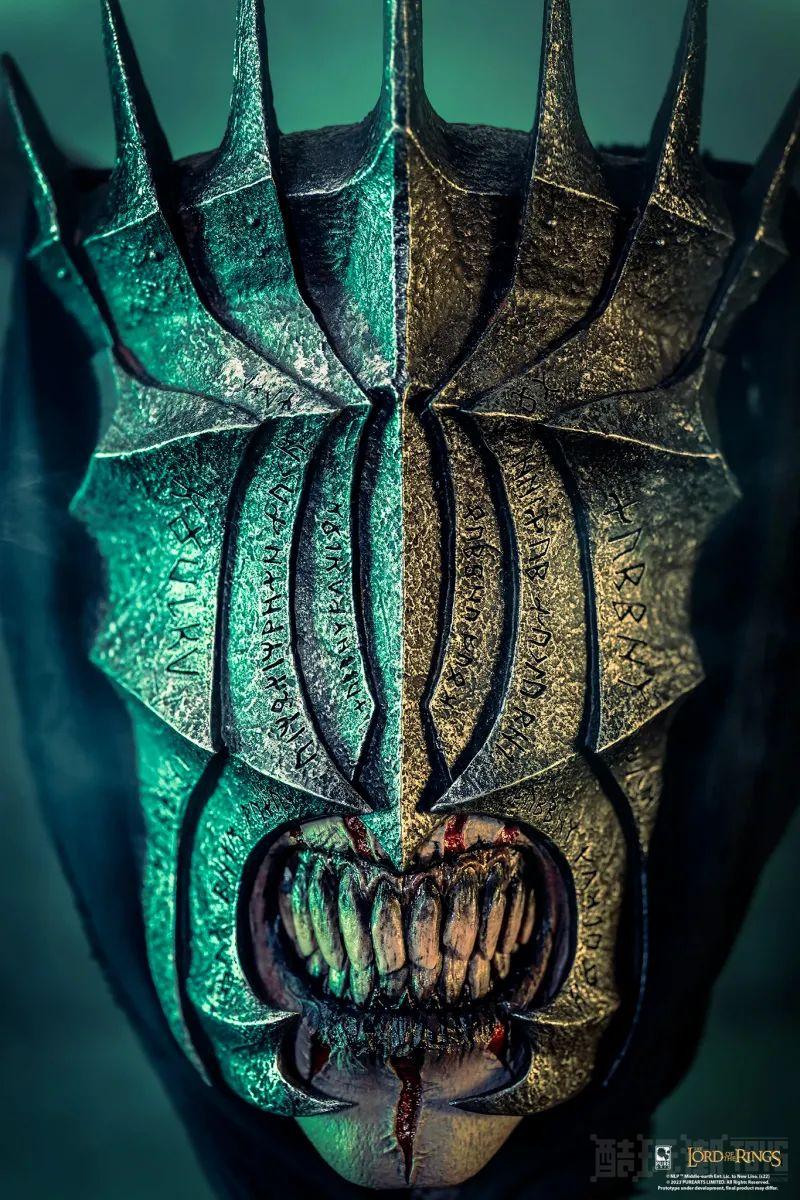 PURE ARTS《魔戒三部曲：王者再临》索伦之口（Mouth of Sauron）1:1 比例雕像 -4