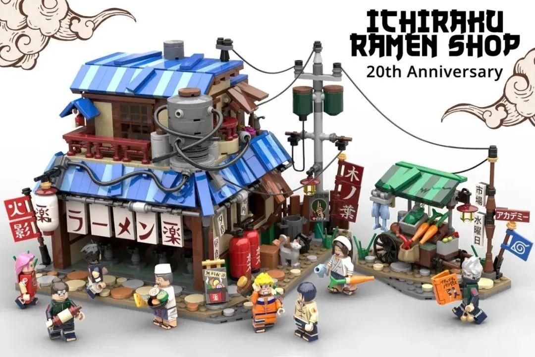 乐高IDEAS作品《火影忍者:一乐拉面馆25周年纪念》第三次获得万票支持 -6 乐高IDEAS作品《火影忍者:一乐拉面馆25周年纪念》第三次获得万票支持 -6