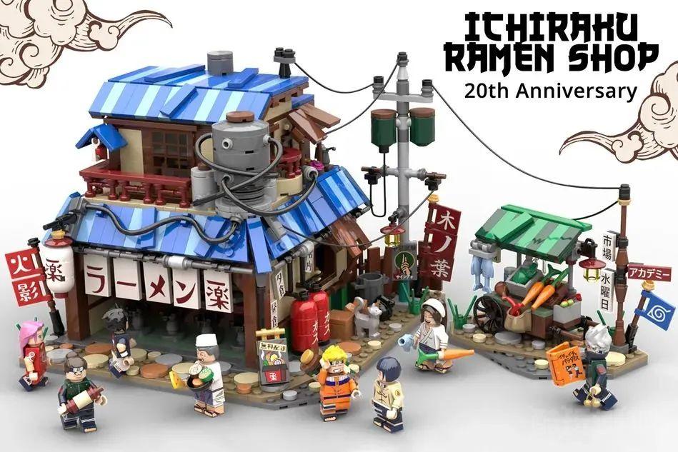 乐高IDEAS作品《火影忍者:一乐拉面馆25周年纪念》第三次获得万票支持 -7 乐高IDEAS作品《火影忍者:一乐拉面馆25周年纪念》第三次获得万票支持 -7