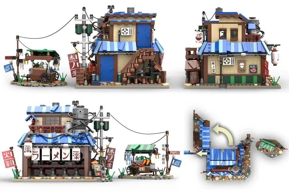 乐高IDEAS作品《火影忍者:一乐拉面馆25周年纪念》第三次获得万票支持 -8 乐高IDEAS作品《火影忍者:一乐拉面馆25周年纪念》第三次获得万票支持 -8