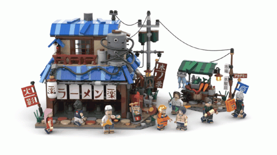 乐高IDEAS作品《火影忍者:一乐拉面馆25周年纪念》第三次获得万票支持 -4 乐高IDEAS作品《火影忍者:一乐拉面馆25周年纪念》第三次获得万票支持 -4