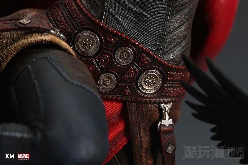 XM Studios MARVEL“雷神索尔”（Mighty Thor）1/4 比例全身雕像 手持雷神之鎚战场突入！ -16
