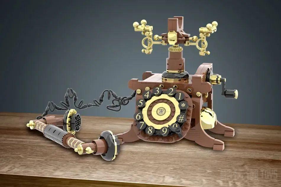 你还记得这件老古董吗?乐高IDEAS作品《古董电话》获得万票支持 -9 你还记得这件老古董吗?乐高IDEAS作品《古董电话》获得万票支持 -9