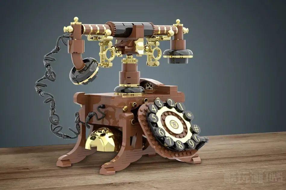 你还记得这件老古董吗?乐高IDEAS作品《古董电话》获得万票支持 -10 你还记得这件老古董吗?乐高IDEAS作品《古董电话》获得万票支持 -10