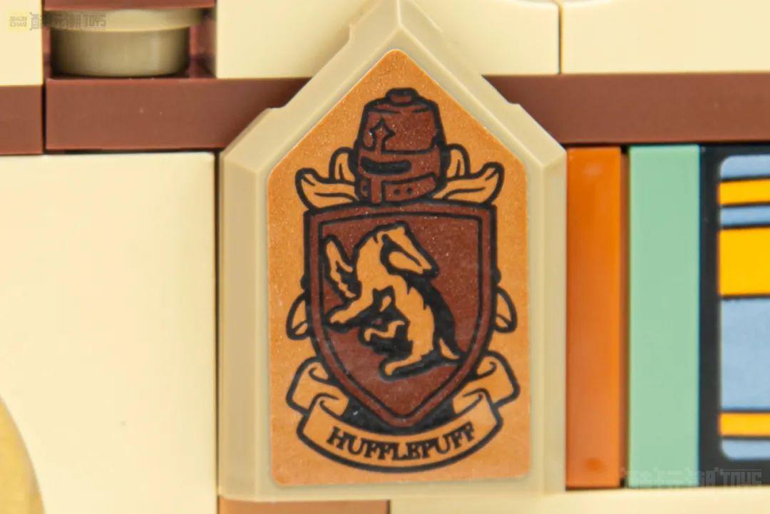 乐高哈利波特系列76412赫奇帕奇学院旗帜套装开箱评测 -22