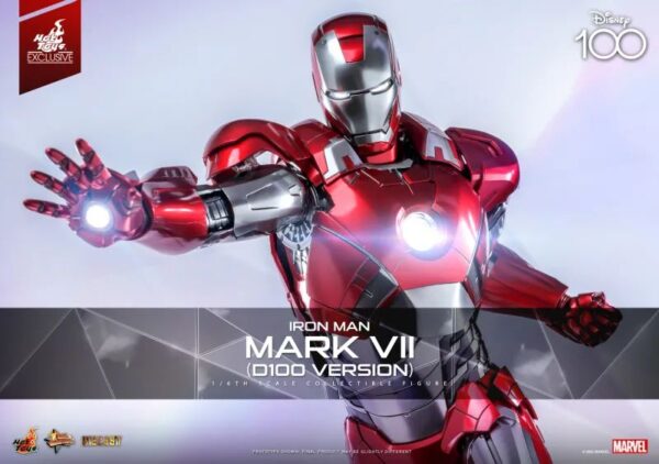 Hot Toys – 钢铁人马克7 D100版本 1/6 比例收藏级人偶【Hot Toys限定】