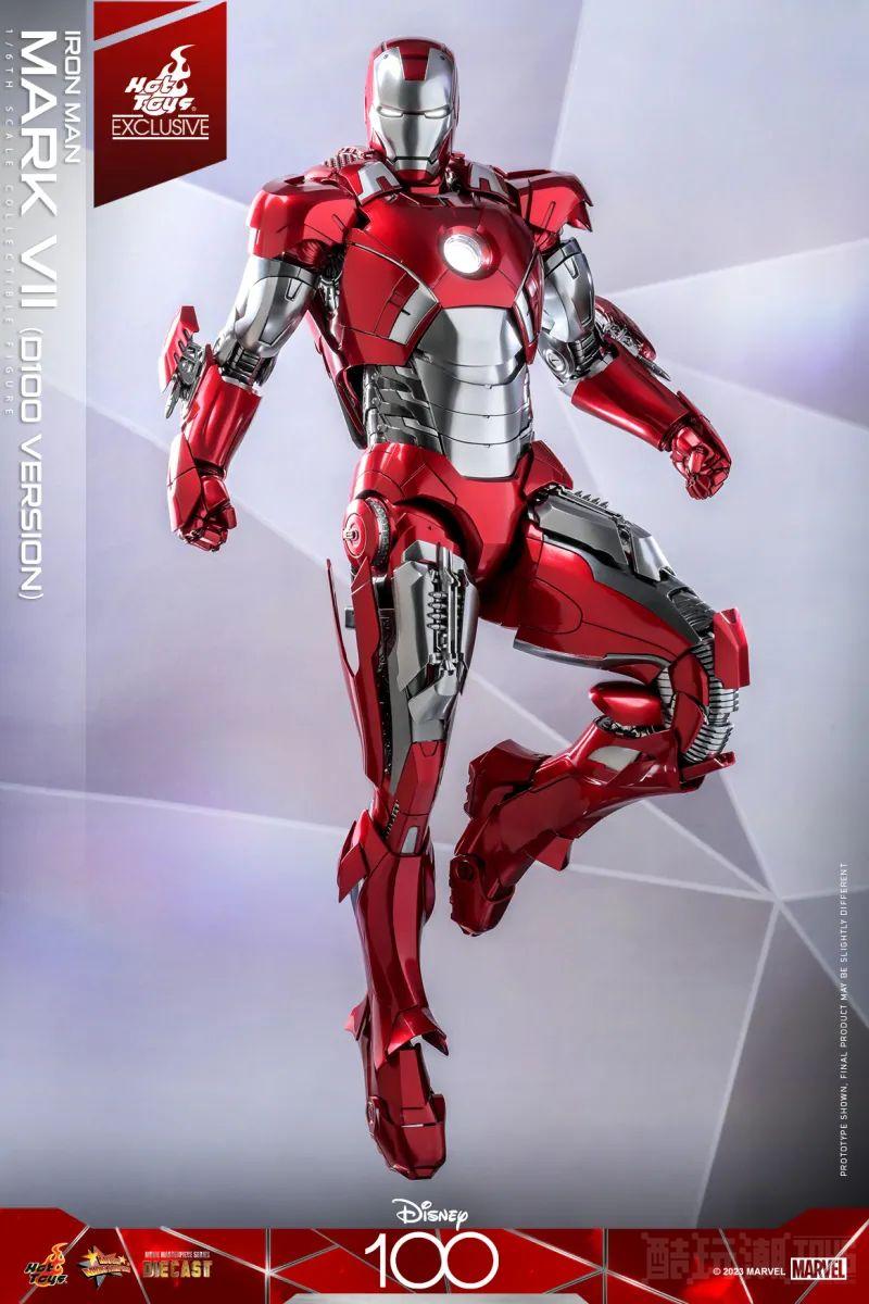 Hot Toys – 钢铁人马克7 D100版本 1/6 比例收藏级人偶【Hot Toys限定】 -2