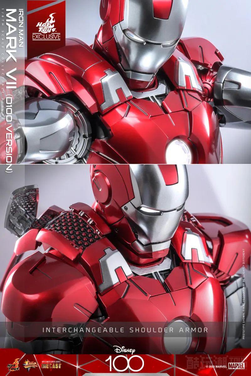 Hot Toys – 钢铁人马克7 D100版本 1/6 比例收藏级人偶【Hot Toys限定】 -4