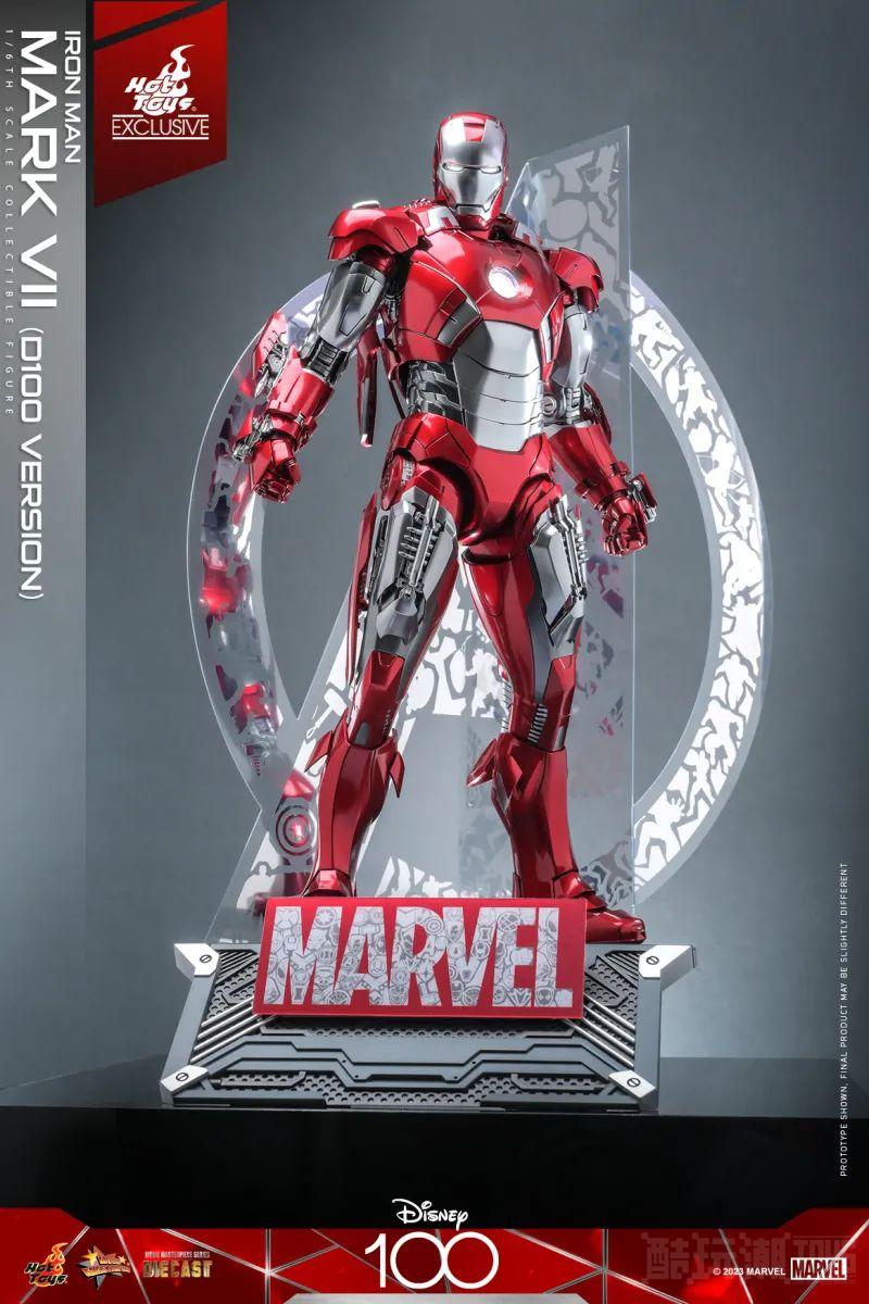 Hot Toys – 钢铁人马克7 D100版本 1/6 比例收藏级人偶【Hot Toys限定】 -6