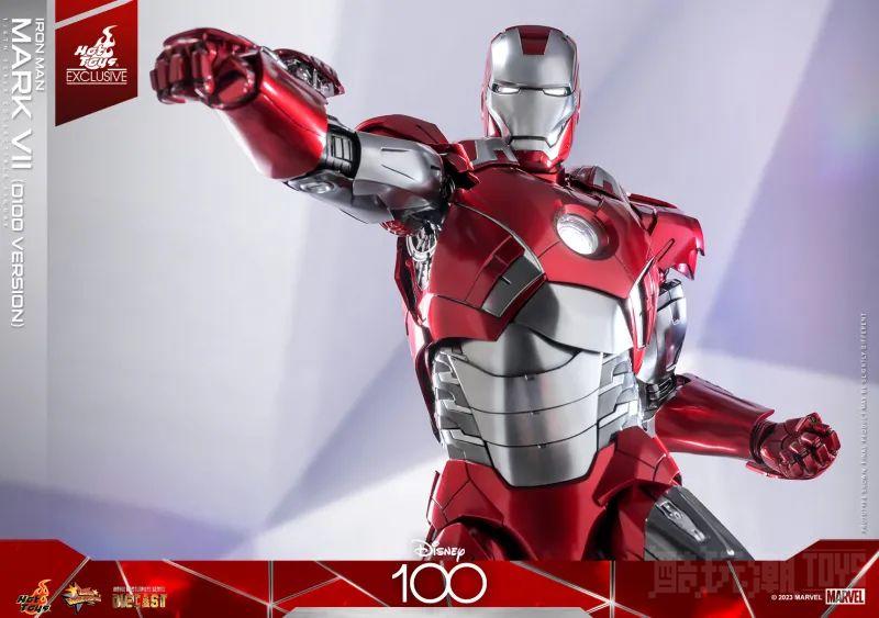 Hot Toys – 钢铁人马克7 D100版本 1/6 比例收藏级人偶【Hot Toys限定】 -9