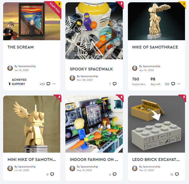 仅用时51天!乐高IDEAS作品《呐喊》获得万票支持 -4 仅用时51天!乐高IDEAS作品《呐喊》获得万票支持 -4