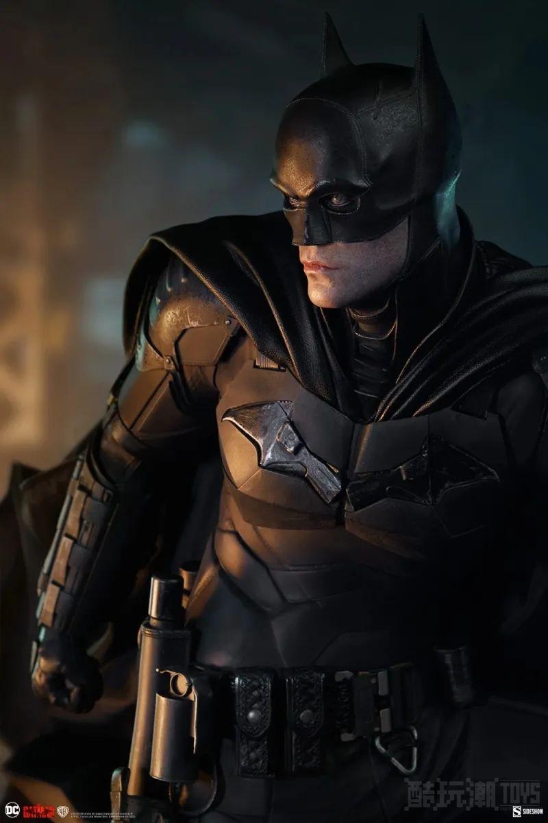 Sideshow Premium Format Figure“蝙蝠侠”全身雕像 与帅气蝙蝠机车一起登场！ -7