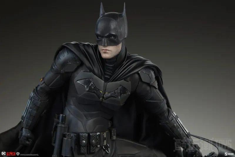Sideshow Premium Format Figure“蝙蝠侠”全身雕像 与帅气蝙蝠机车一起登场！ -9