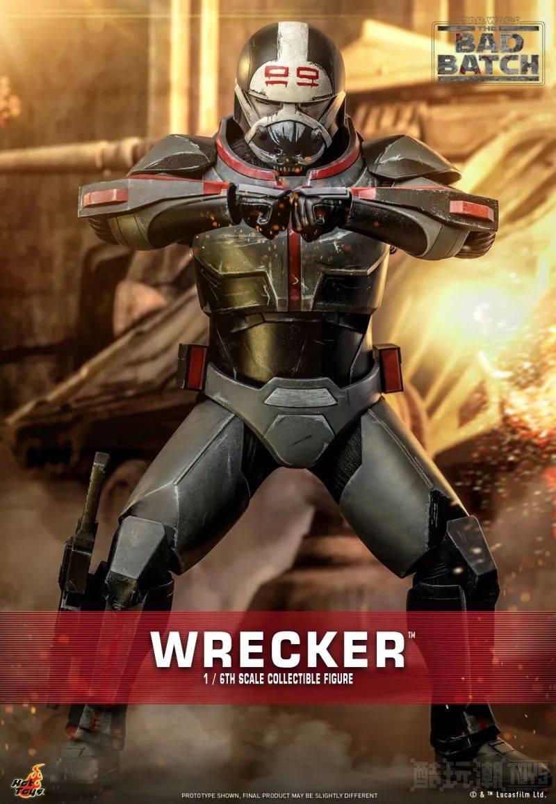 Hot Toys《星际大战：异等小队》破坏者（Wrecker）1/6 比例收藏级人偶 -1