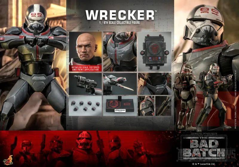 Hot Toys《星际大战：异等小队》破坏者（Wrecker）1/6 比例收藏级人偶 -1