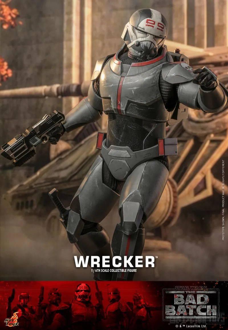 Hot Toys《星际大战：异等小队》破坏者（Wrecker）1/6 比例收藏级人偶 -1