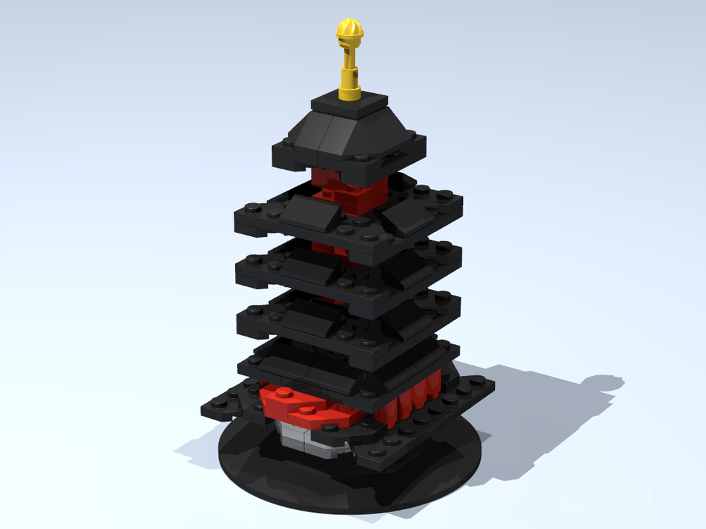 法隆寺五层塔Horyuji Temple Five Story Pagoda -1