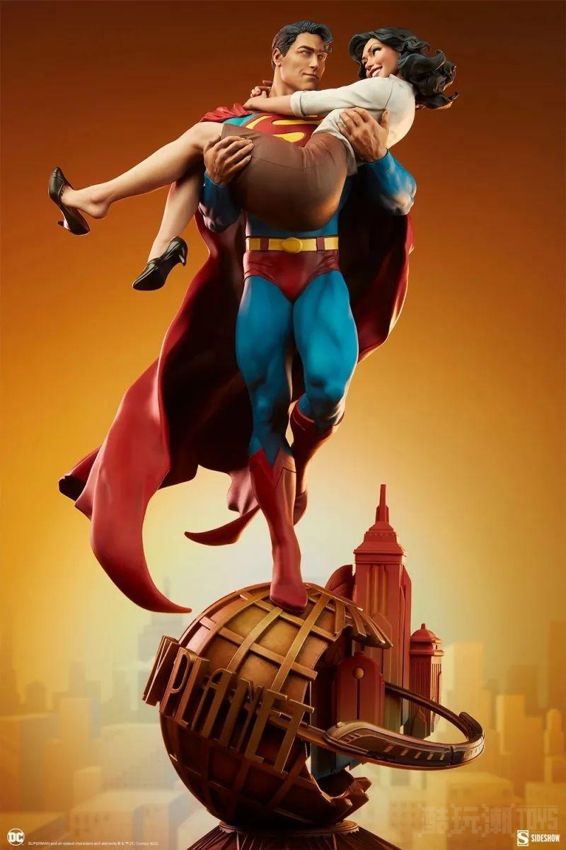 SIDESHOW DC 漫画“超人＆路易斯·莱恩”全身雕像（SUPERMAN AND LOIS LANE） -2