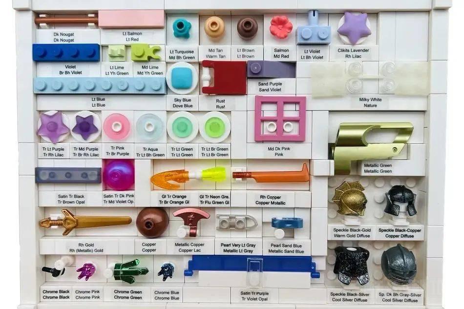 这也行?乐高IDEAS作品《BrickLink-乐高颜色表》获得万票支持! -1 这也行?乐高IDEAS作品《BrickLink-乐高颜色表》获得万票支持! -1