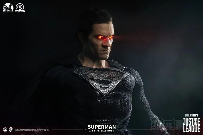 Infinity Studio《查克史奈德之正义联盟》超人（Superman）1:1 比例胸像 威压感十足的愤怒姿态！ -16