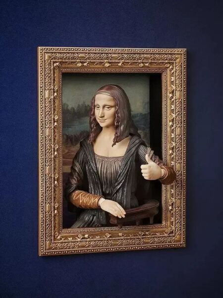 《桌上美术馆》列奥纳多‧达芬奇作品“figma 蒙娜丽莎”最神秘的辣个美女化为可动人偶！