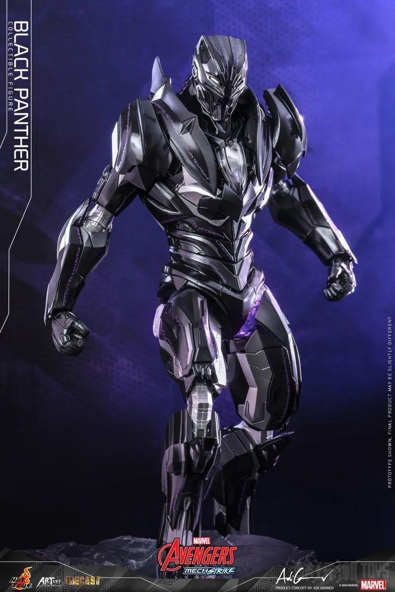 Hot Toys MARVEL《漫威复仇者联盟: 机甲突击》黑豹（Black Panther）收藏级人偶 -4