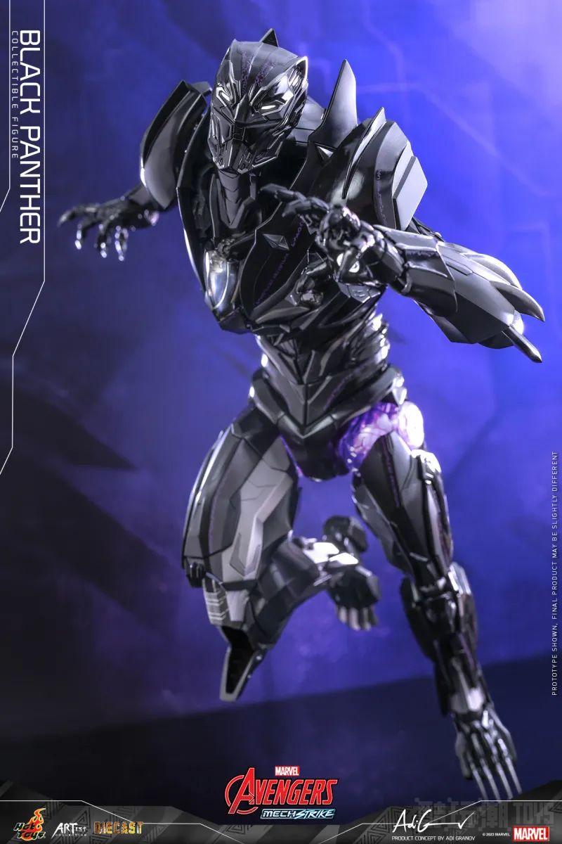 Hot Toys MARVEL《漫威复仇者联盟: 机甲突击》黑豹（Black Panther）收藏级人偶 -3