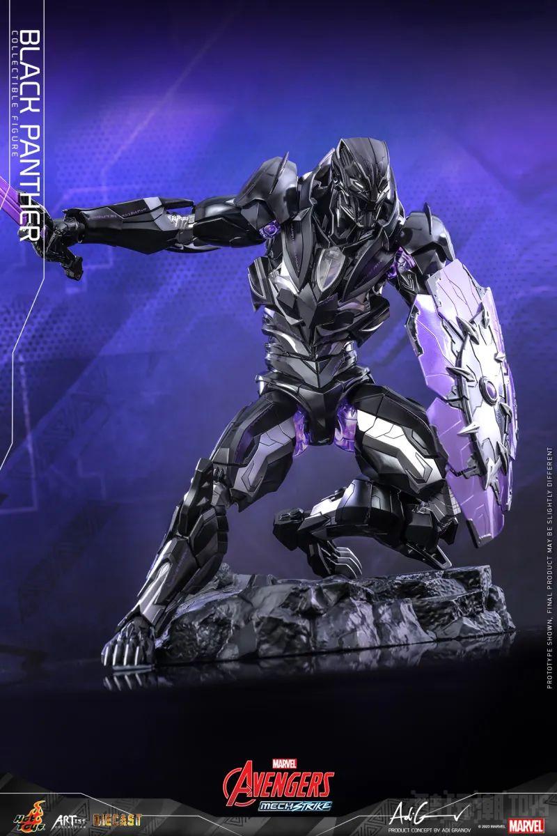 Hot Toys MARVEL《漫威复仇者联盟: 机甲突击》黑豹（Black Panther）收藏级人偶 -5