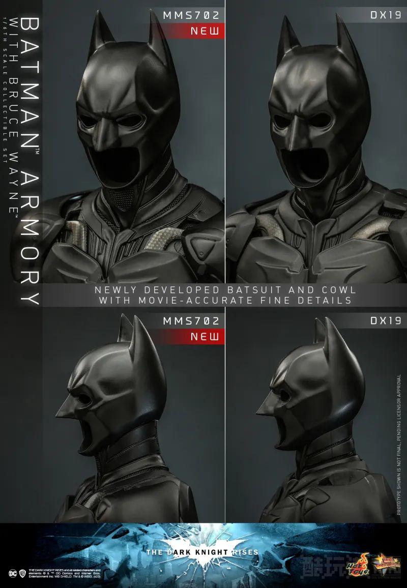 Hot Toys《蝙蝠侠：黑暗骑士崛起》“蝙蝠侠武器格纳库与布鲁斯·韦恩”1/6 比例收藏套装组 -8