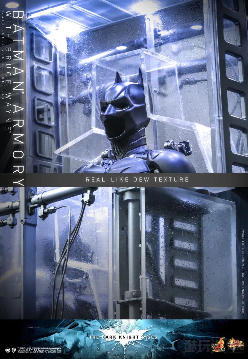 Hot Toys《蝙蝠侠：黑暗骑士崛起》“蝙蝠侠武器格纳库与布鲁斯·韦恩”1/6 比例收藏套装组 -12
