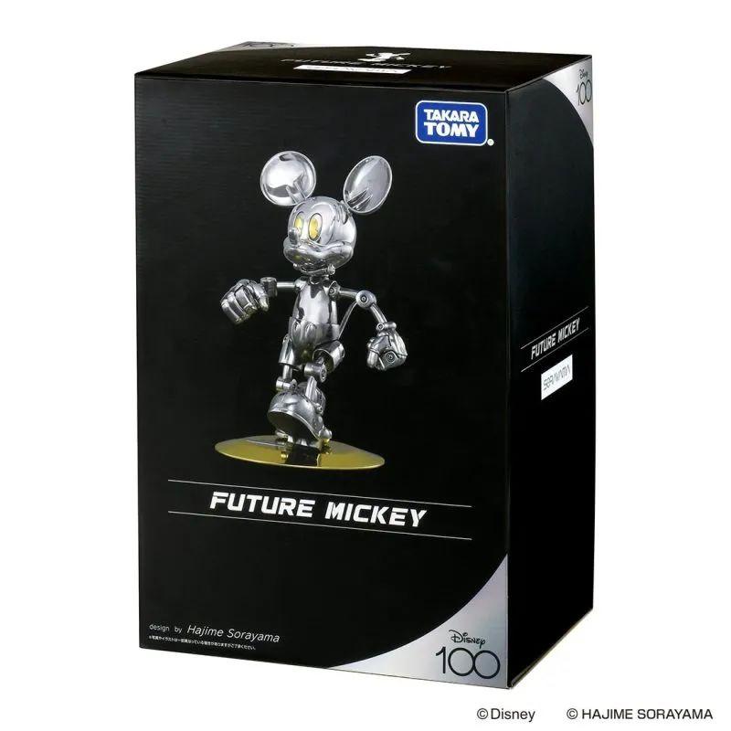 TAKARATOMY×空山基 迪士尼100周年纪念“Disney100 FUTURE MICKEY”未来米奇 合金可动玩偶！ -4