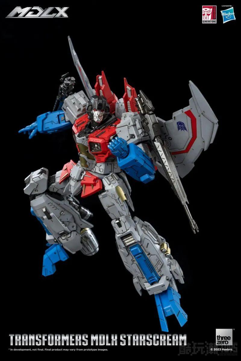 threezero MDLX 系列《变形金刚》红蜘蛛（Starscream）可动人偶 狡猾的笑脸最对味！ -1