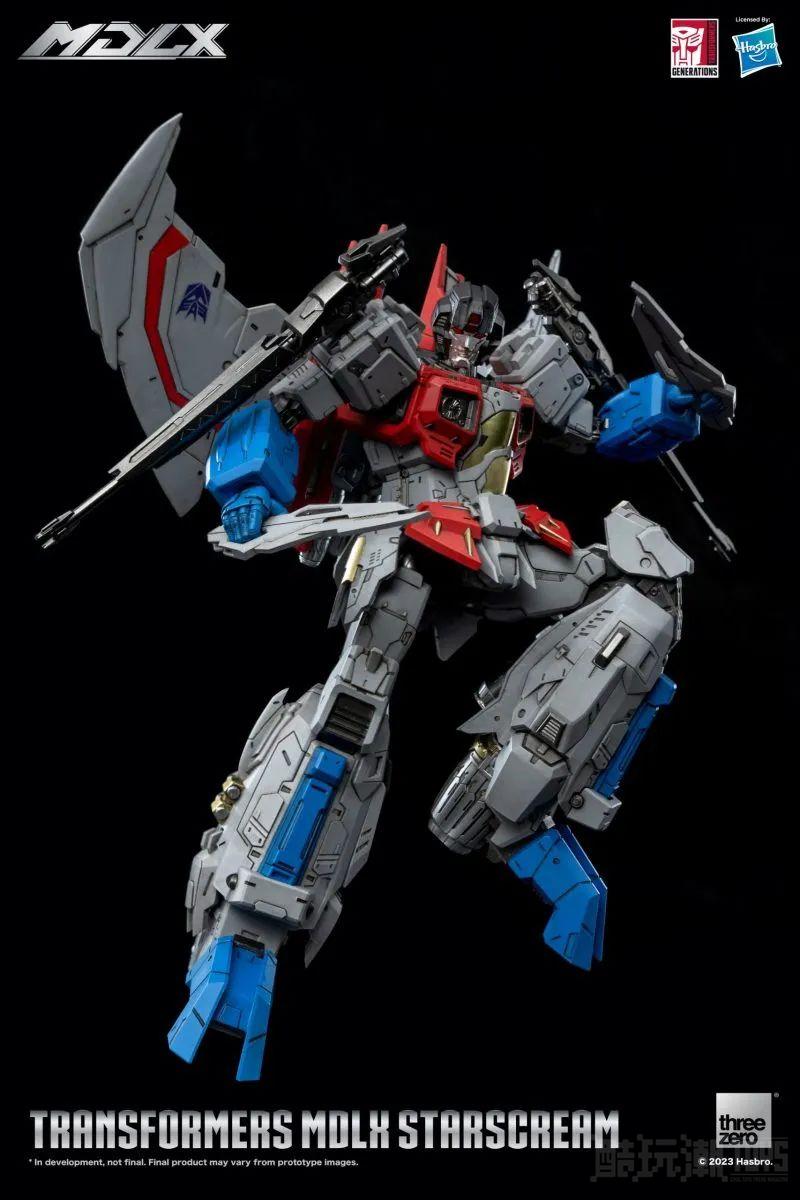 threezero MDLX 系列《变形金刚》红蜘蛛（Starscream）可动人偶 狡猾的笑脸最对味！ -2