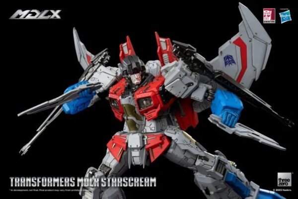 threezero MDLX 系列《变形金刚》红蜘蛛（Starscream）可动人偶 狡猾的笑脸最对味！