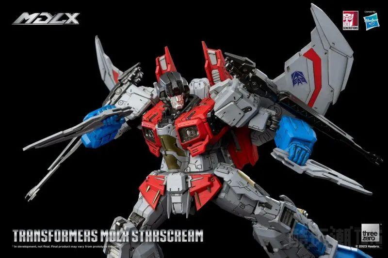 threezero MDLX 系列《变形金刚》红蜘蛛（Starscream）可动人偶 狡猾的笑脸最对味！ -4