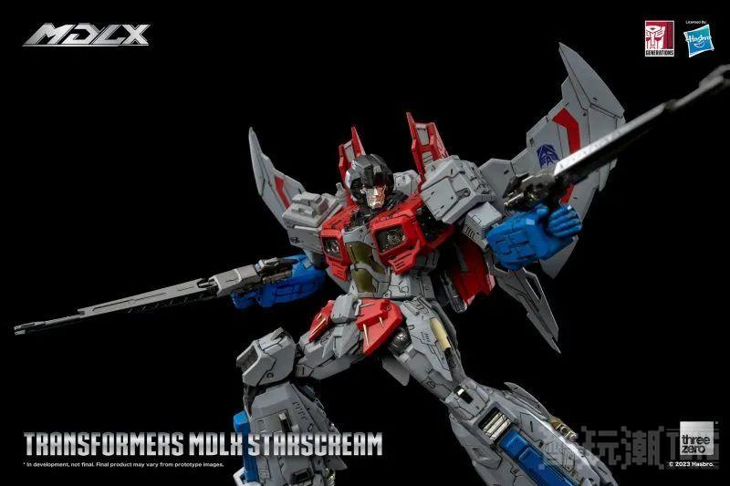 threezero MDLX 系列《变形金刚》红蜘蛛（Starscream）可动人偶 狡猾的笑脸最对味！ -8