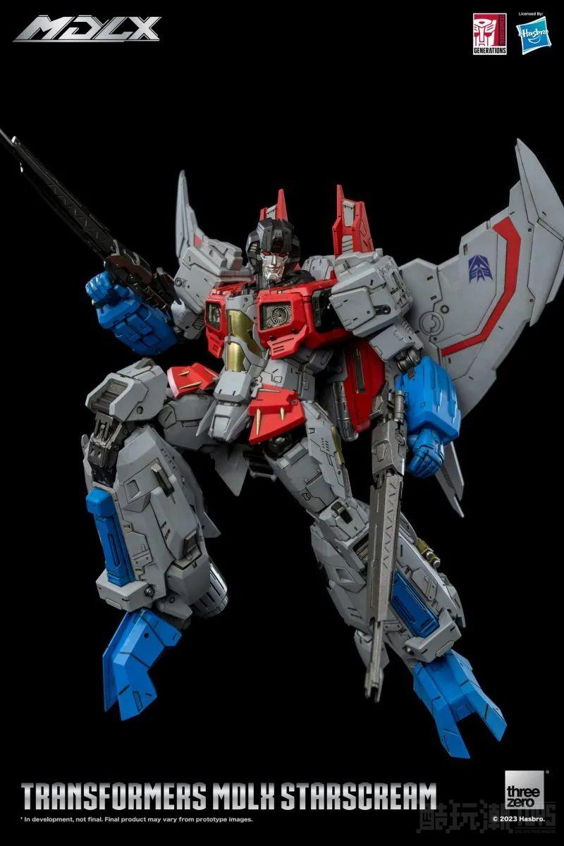 threezero MDLX 系列《变形金刚》红蜘蛛（Starscream）可动人偶 狡猾的笑脸最对味！ -12