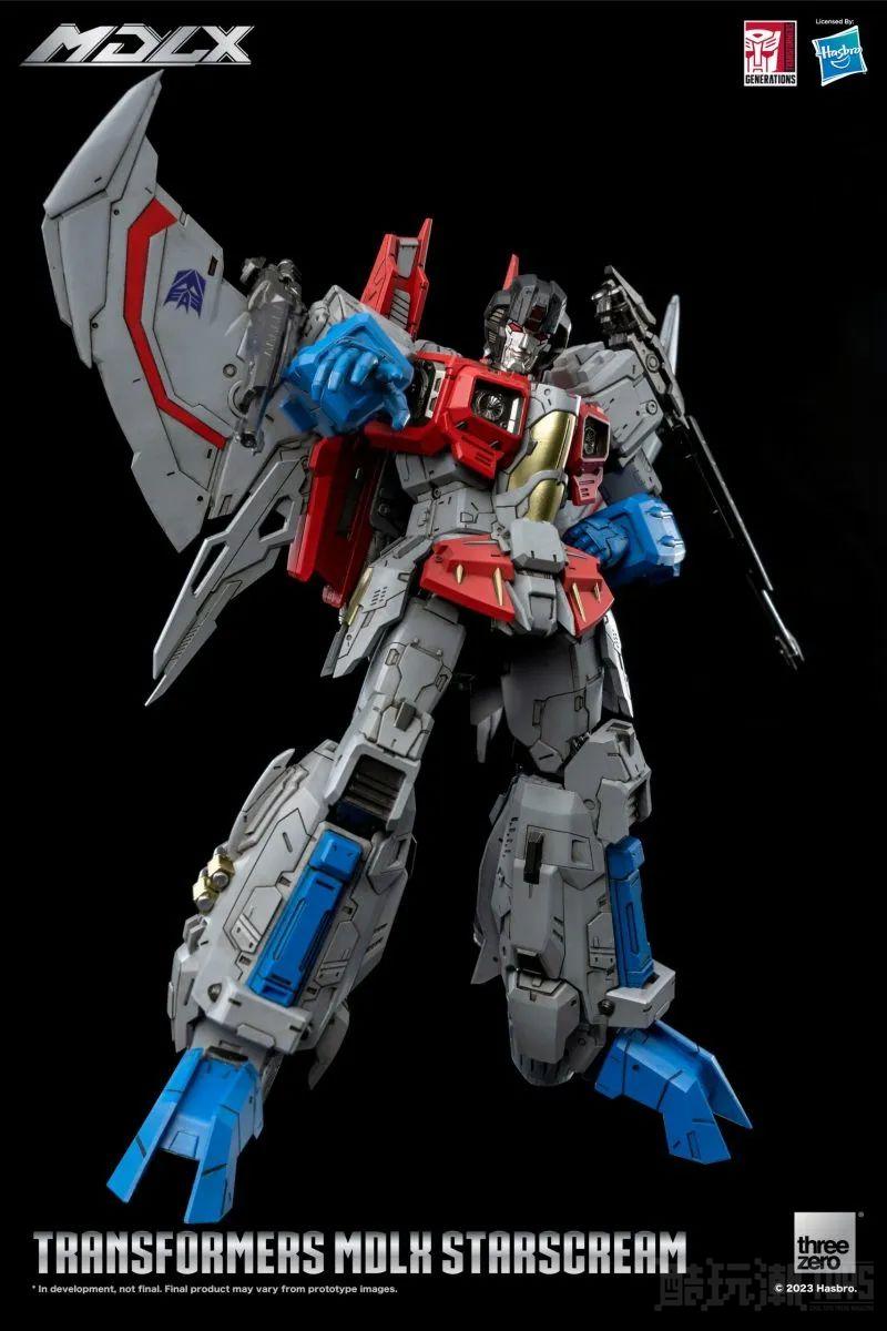 threezero MDLX 系列《变形金刚》红蜘蛛（Starscream）可动人偶 狡猾的笑脸最对味！ -16