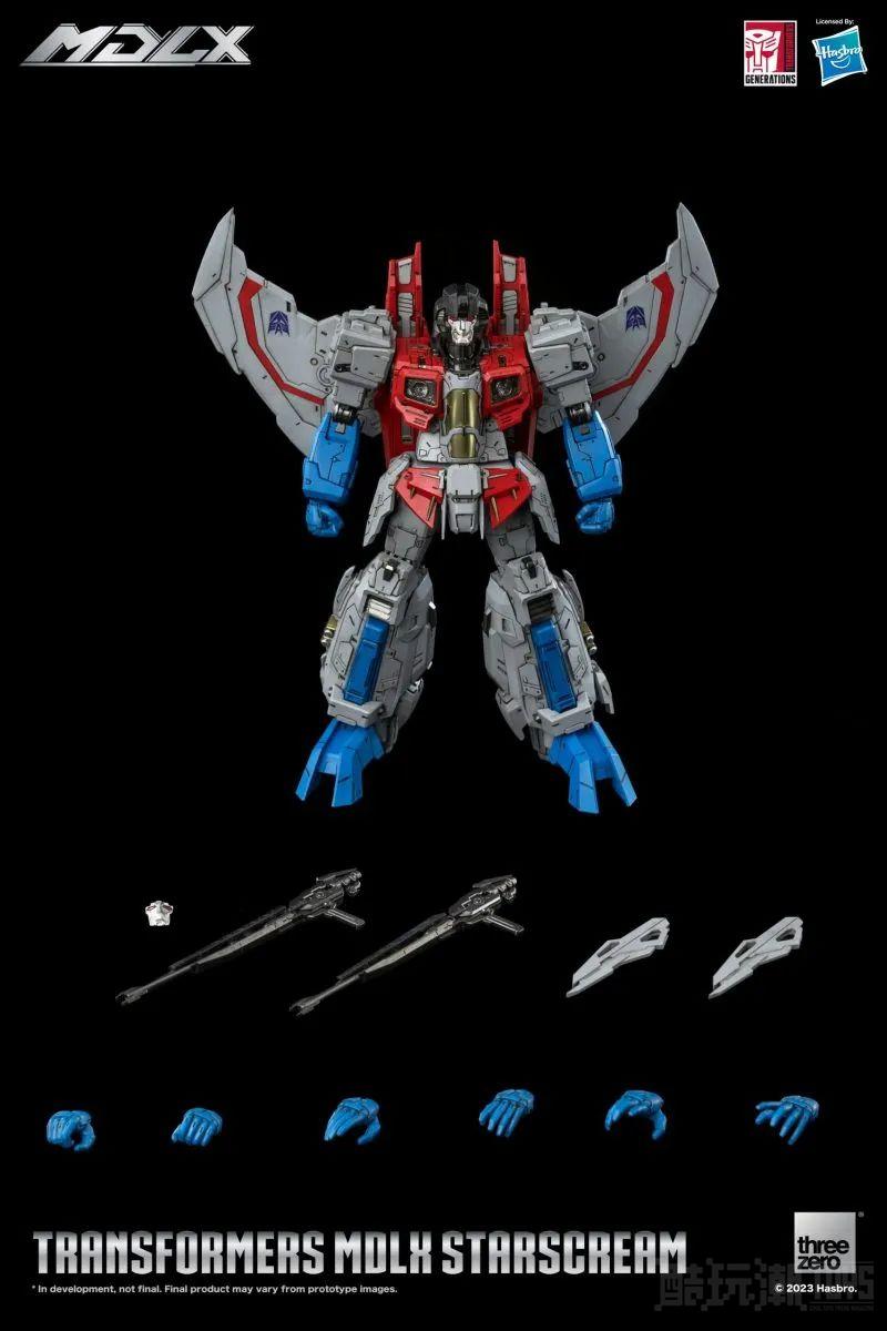 threezero MDLX 系列《变形金刚》红蜘蛛（Starscream）可动人偶 狡猾的笑脸最对味！ -19