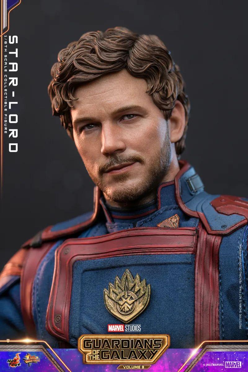 Hot Toys《银河护卫队3》星爵（Star-Lord）1/6 比例收藏级人偶 散发熟男魅力的出色头雕！ -1