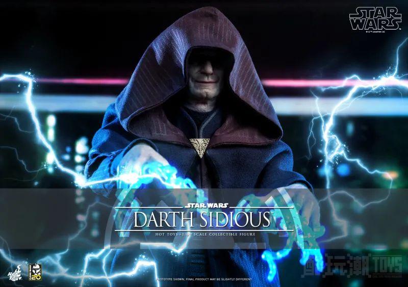 Hot Toys《星际大战：克隆人战争》达斯·西迪厄斯1/6 比例收藏级人偶 压迫感极强的皇帝风采再临！ -1