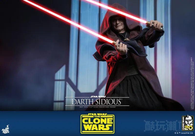 Hot Toys《星际大战：克隆人战争》达斯·西迪厄斯1/6 比例收藏级人偶 压迫感极强的皇帝风采再临！ -15