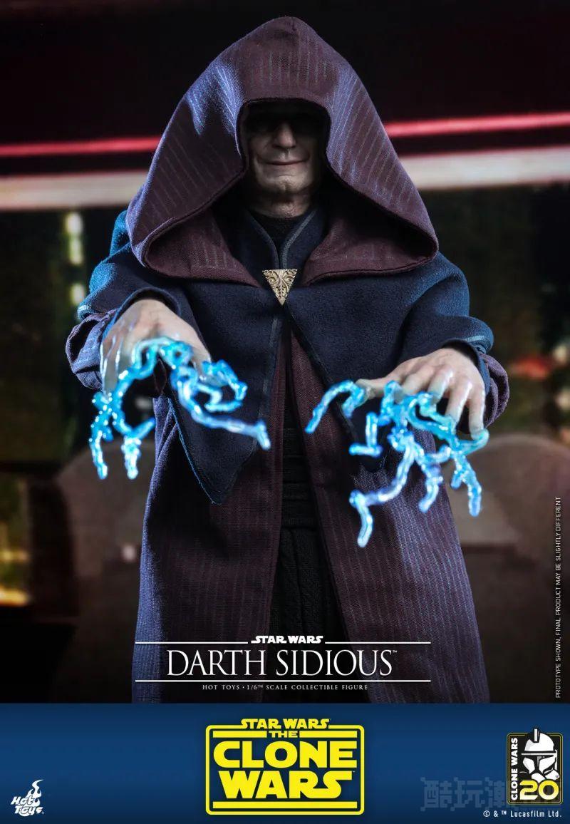 Hot Toys《星际大战：克隆人战争》达斯·西迪厄斯1/6 比例收藏级人偶 压迫感极强的皇帝风采再临！ -20