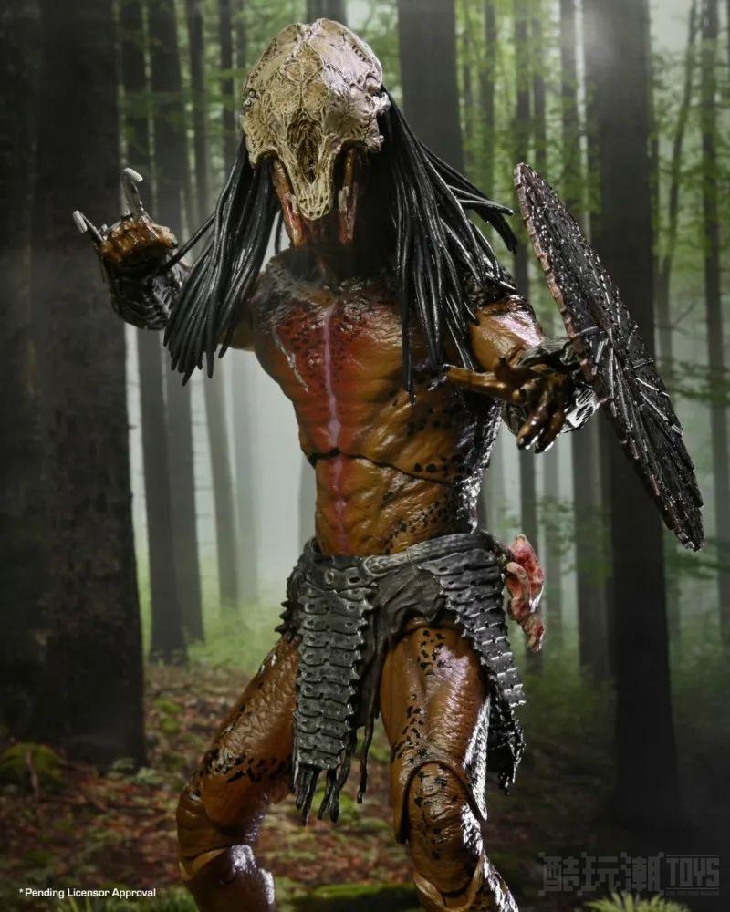 NECA《铁血战士：兽猎者》野性铁血战士（Feral Predator）7 吋可动人偶 招牌兽骨面罩再现！ -6