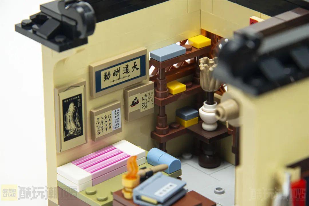 让江湖回忆再次重现掌心—拼奇积木86221同福客栈后院开箱评测 -20