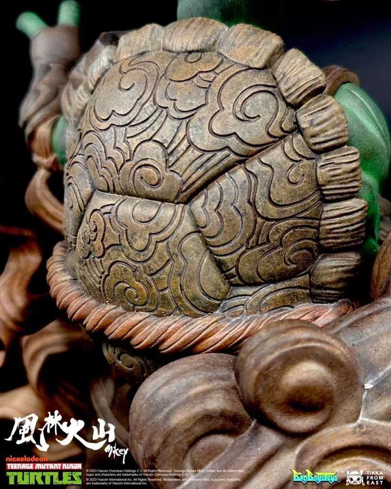 忍者神龟 × Tik Ka from East × BigBoysToys“风 米开朗基罗”全身雕像 化身神将的仙气造型！ -5