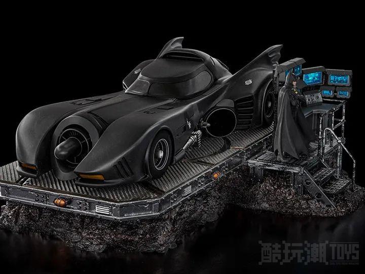 Iron Studios《闪电侠》蝙蝠车 Batmobile 1/10比例 Deluxe Art Scale 系列雕像 -1